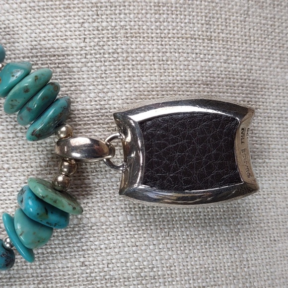 Barse Turquoise/Sterling Silver Necklace - Picture 4 of 11